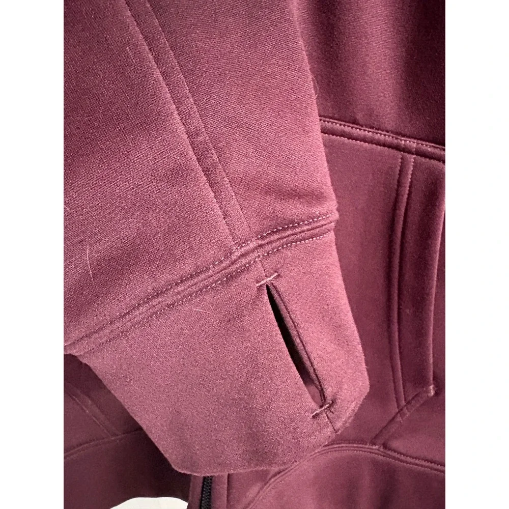 The North Face‎ Mens Full Zip Hoodie Maroon Gorpcore Hiking Sweatshirt Small